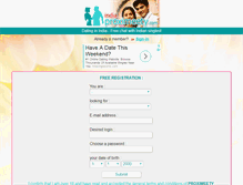 Tablet Screenshot of india.proximeety.com