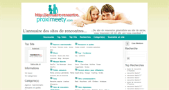Desktop Screenshot of annuaire-rencontre.proximeety.com